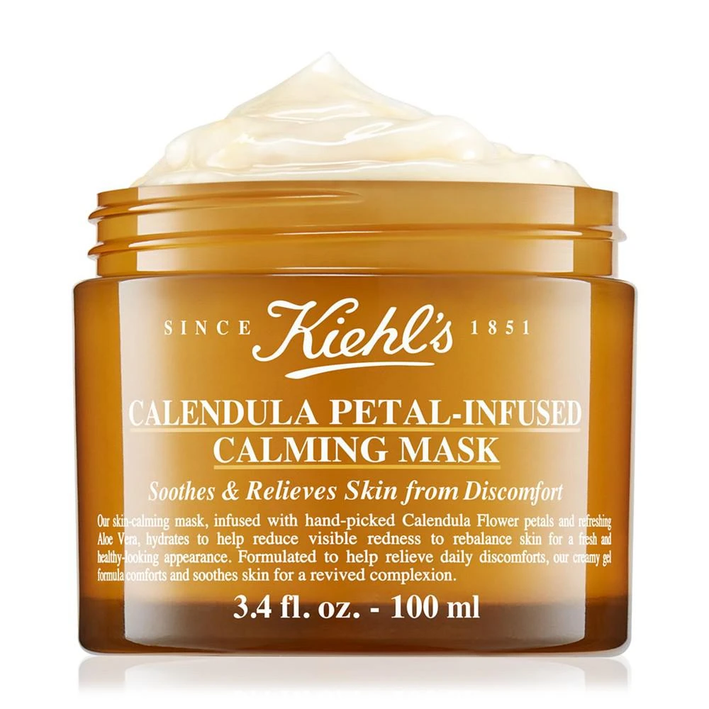 商品Kiehl's|Calendula Petal-Infused Calming Mask, 3.4-oz.,价格¥354,第2张图片详细描述