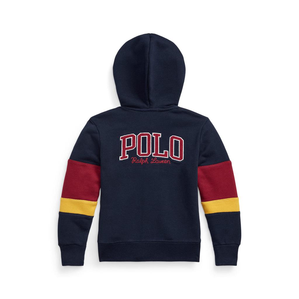 Corduroy-Logo Fleece Full Zip Hoodie (Little Kids)商品第2张图片规格展示