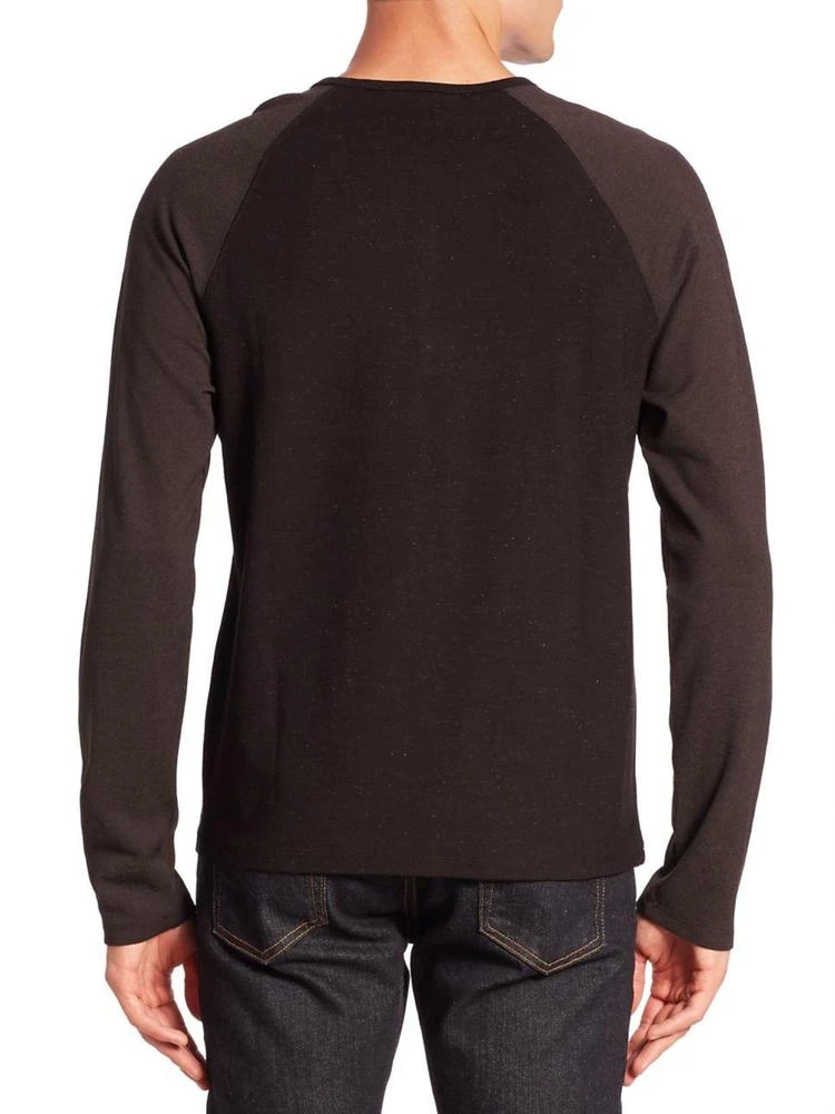 商品Saks Fifth Avenue|MODERN Two-Toned Raglan Sleeve Henley,价格¥480,第2张图片详细描述