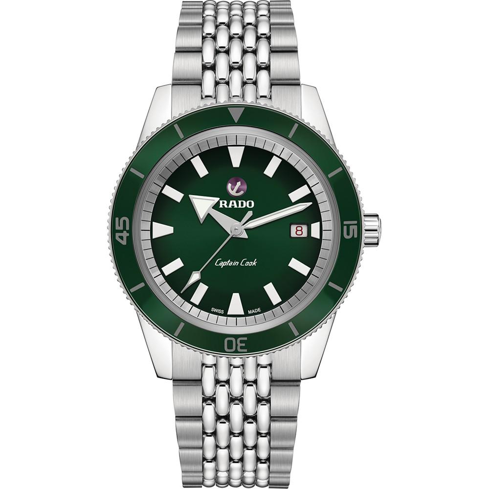 Men's Swiss Automatic HyperChrome Captain Cook Stainless Steel Bracelet Diver Watch 42mm商品第1张图片规格展示