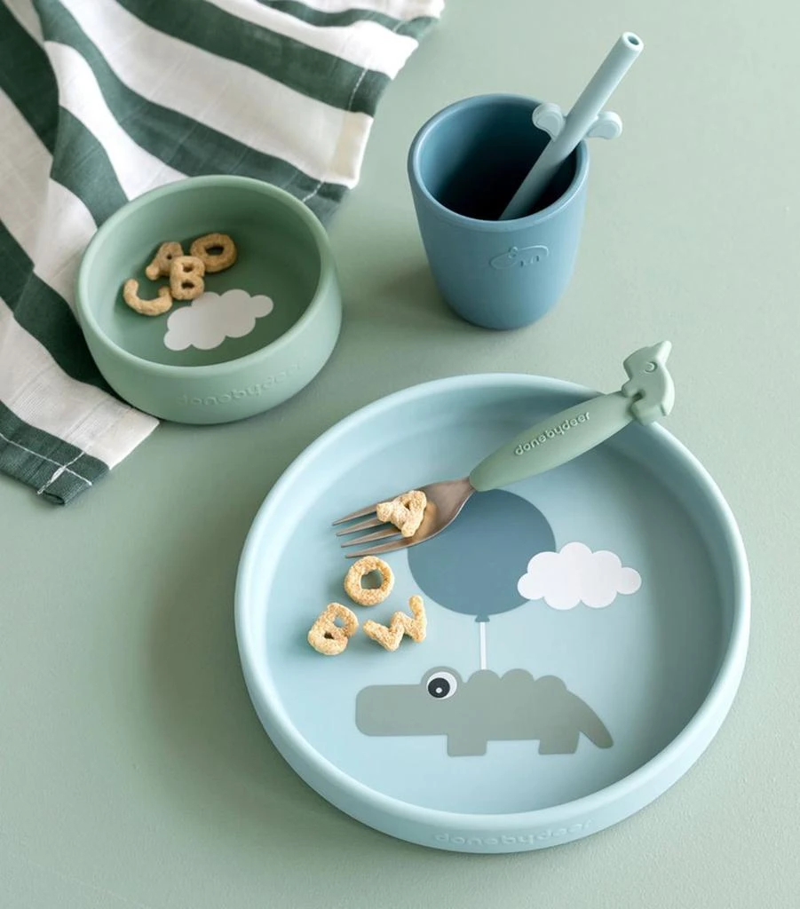 商品Done by Deer|Happy Clouds Dinner Set,价格¥274,第4张图片详细描述