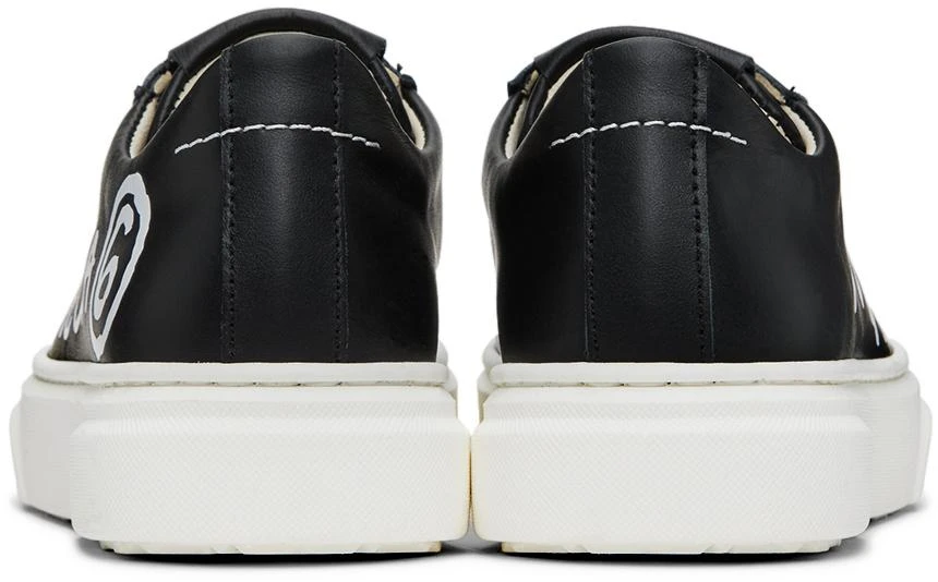 商品MAISON MARGIELA|Kids Black Cursive Logo Sneakers,价格¥648,第2张图片详细描述