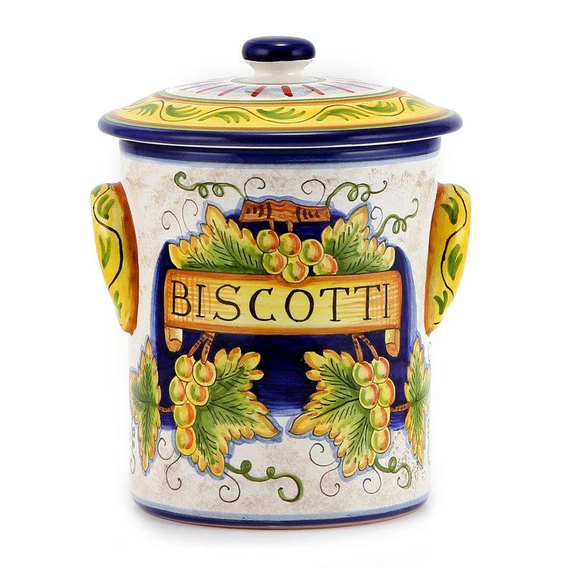 商品Artistica - Deruta of Italy|Rustica: Cylindrical Biscotti jar,价格¥1854,第1张图片