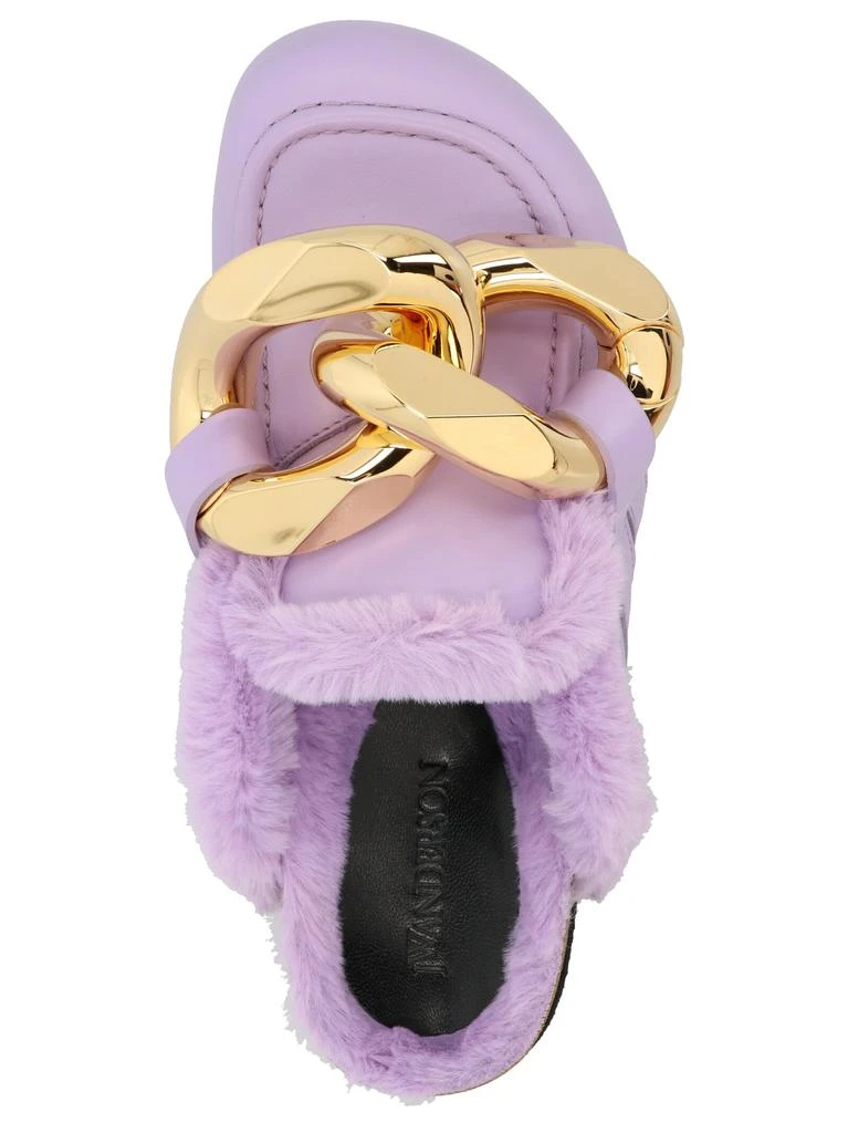 商品JW Anderson|'Chain' eco fur mules,价格¥1864,第3张图片详细描述