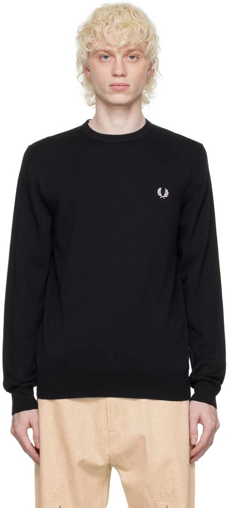 商品Fred Perry|Black Classic Sweater,价格¥851,第1张图片