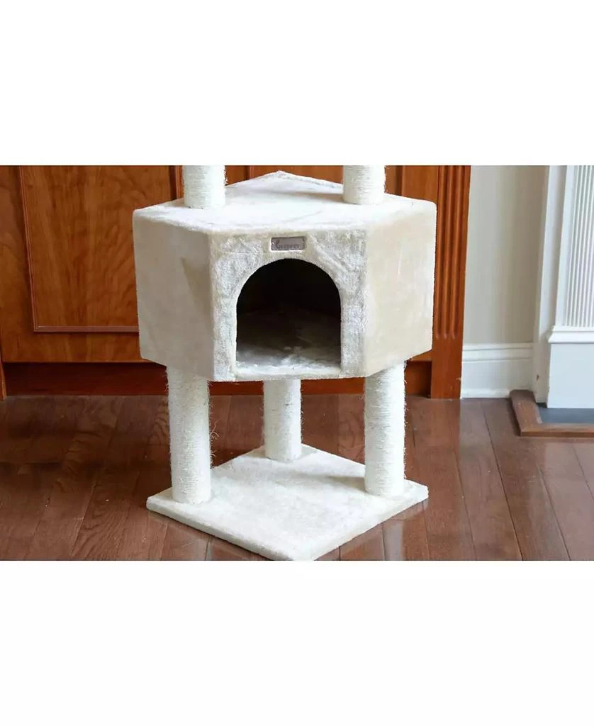 商品Macy's|48-Inch Real Wood Cat Tree With Perch & Playhouse,价格¥815,第4张图片详细描述
