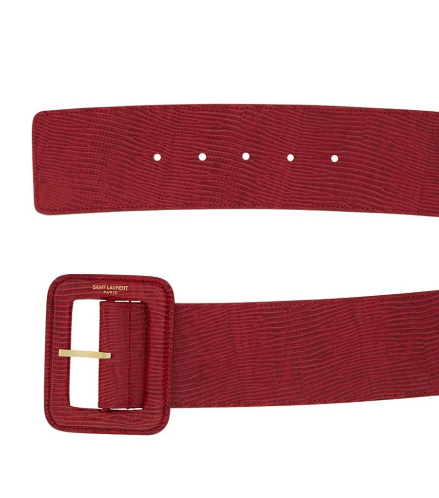 商品Yves Saint Laurent|Leather Oversized Belt,价格¥5403,第2张图片详细描述