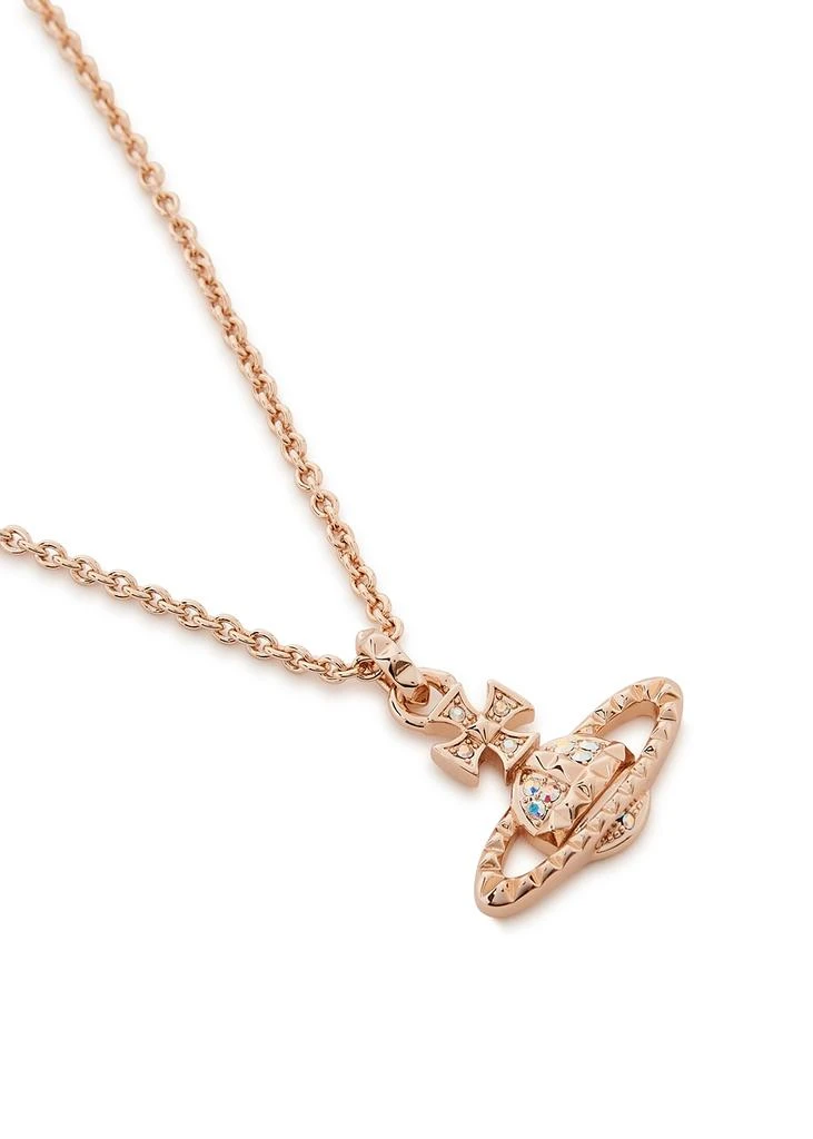 商品Vivienne Westwood|Mayfair Mini Bas Relief rose gold-tone orb necklace,价格¥839,第3张图片详细描述