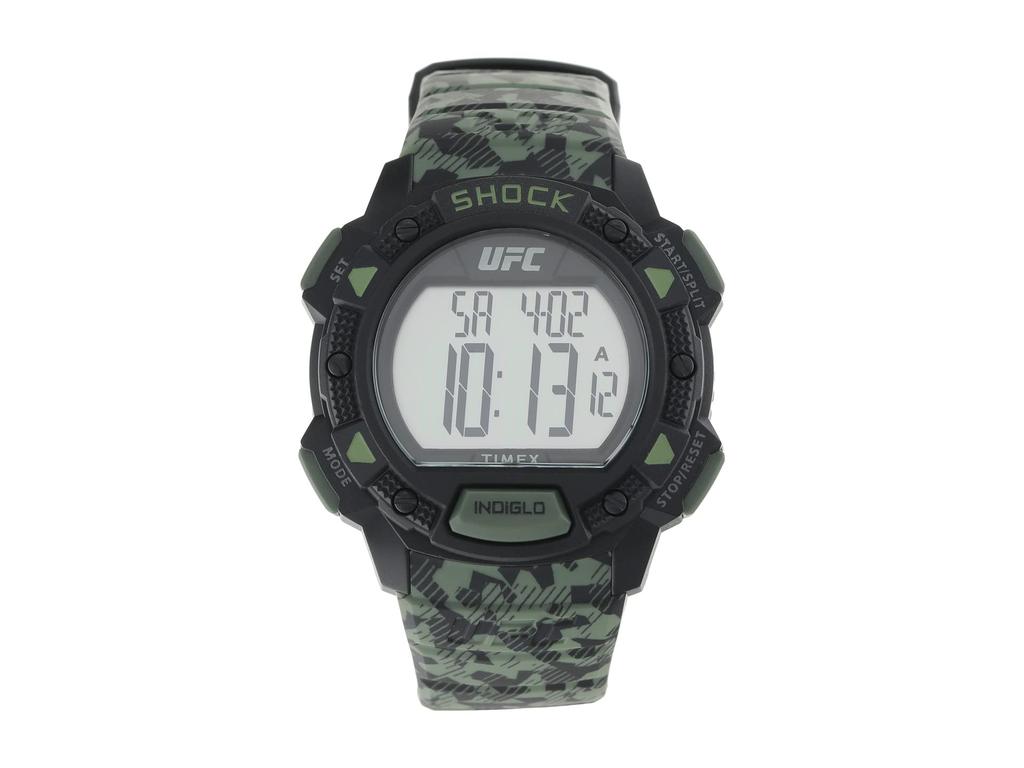 45 mm UFC Core Base Shock Digital Dial Camo Resin Strap Watch商品第1张图片规格展示