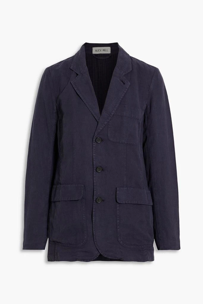 商品Alex Mill|Linen, TENCEL™ and cotton-blend twill blazer,价格¥512,第1张图片