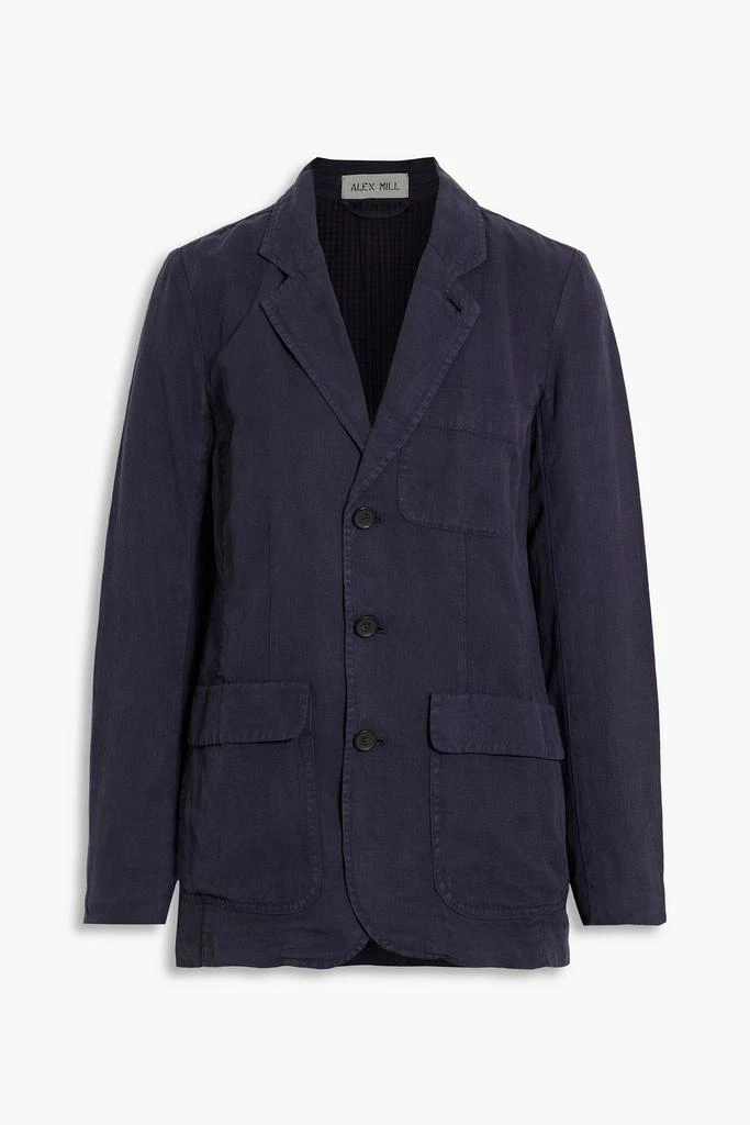 ALEX MILL Linen, TENCEL™ and cotton-blend twill blazer 1
