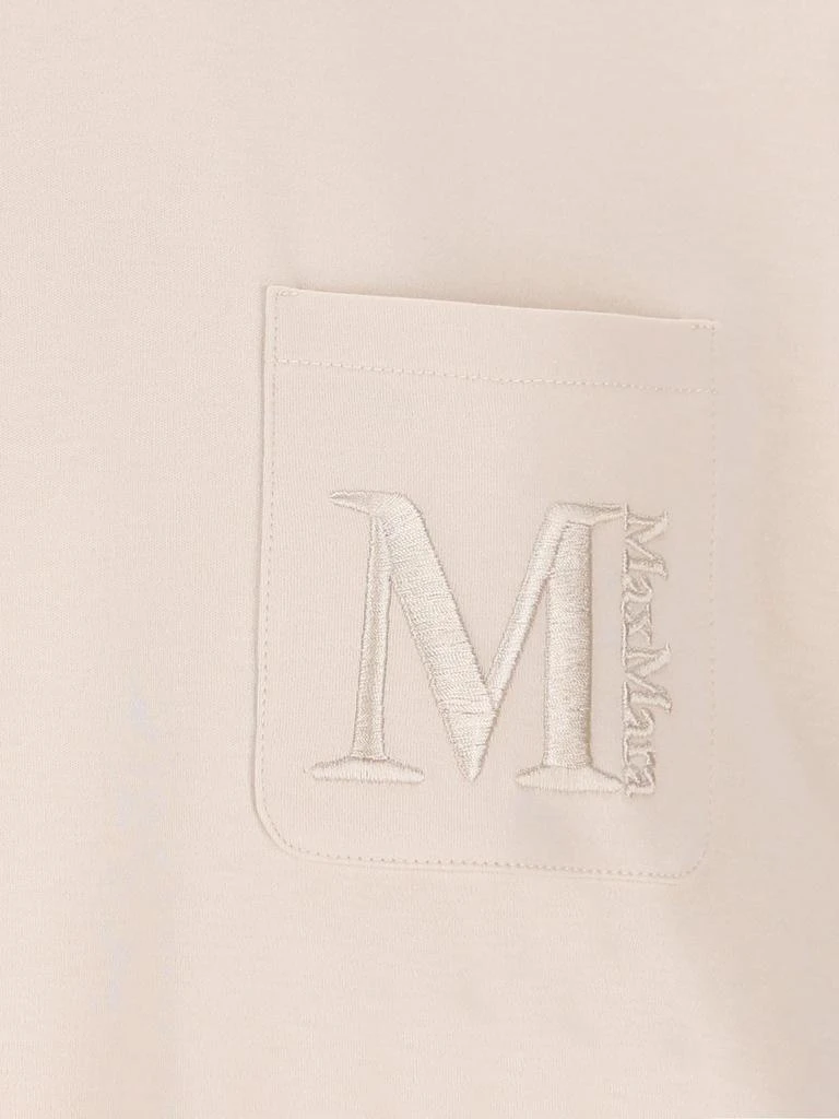商品Max Mara|'S Max Mara Logo Embroidered Crewneck T-Shirt,价格¥520,第3张图片详细描述