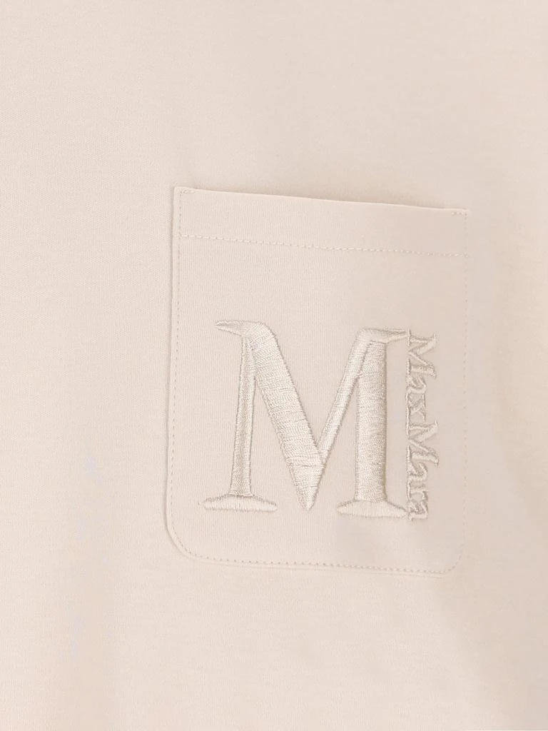 商品Max Mara|'S Max Mara Logo Embroidered Crewneck T-Shirt,价格¥564,第3张图片详细描述