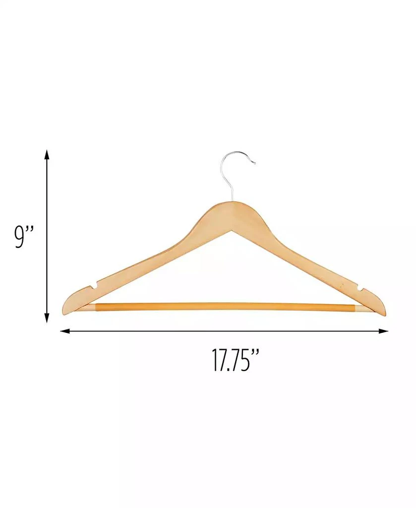 Hangers, 24 Piece Set Wood Non Slip 商品