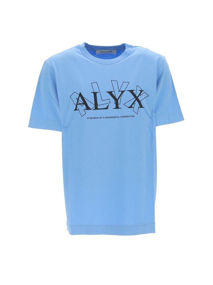 1017 ALYX 9SM Logo Printed Crewneck T-Shirt商品第1张图片规格展示