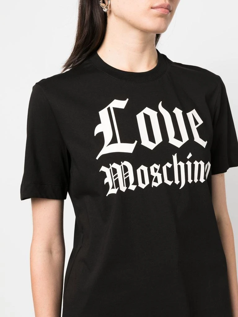 商品Love Moschino|Love Moschino T-shirts and Polos Black,价格¥932,第5张图片详细描述