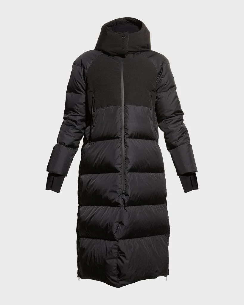 商品Moncler|Heliotrope Long Puffer Coat,价格¥18556,第2张图片详细描述