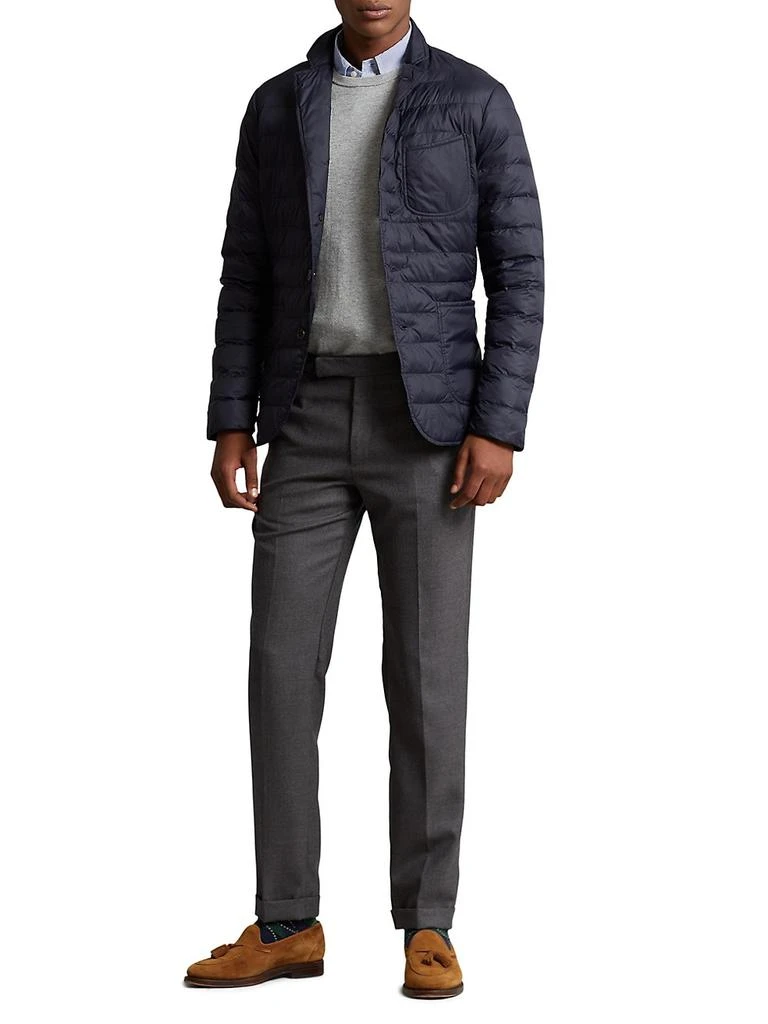 商品Ralph Lauren|Button-Front Long-Sleeve Puffer Jacket,价格¥1556,第2张图片详细描述