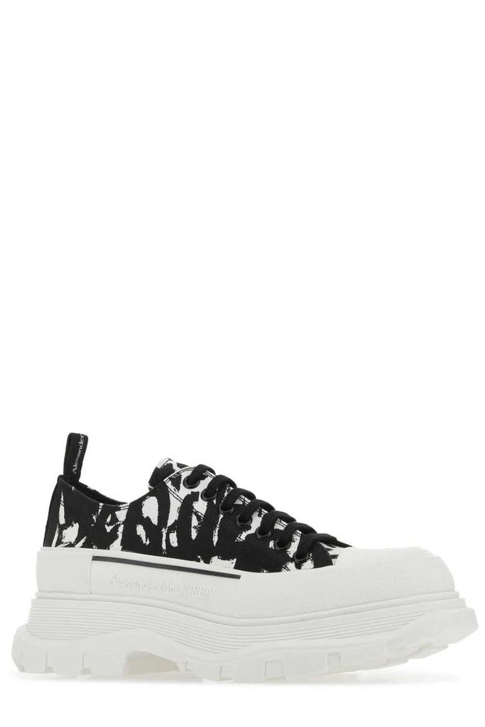 商品Alexander McQueen|Alexander McQueen Graffiti Tread Slick Lace-Up Sneakers,价格¥3798,第2张图片详细描述