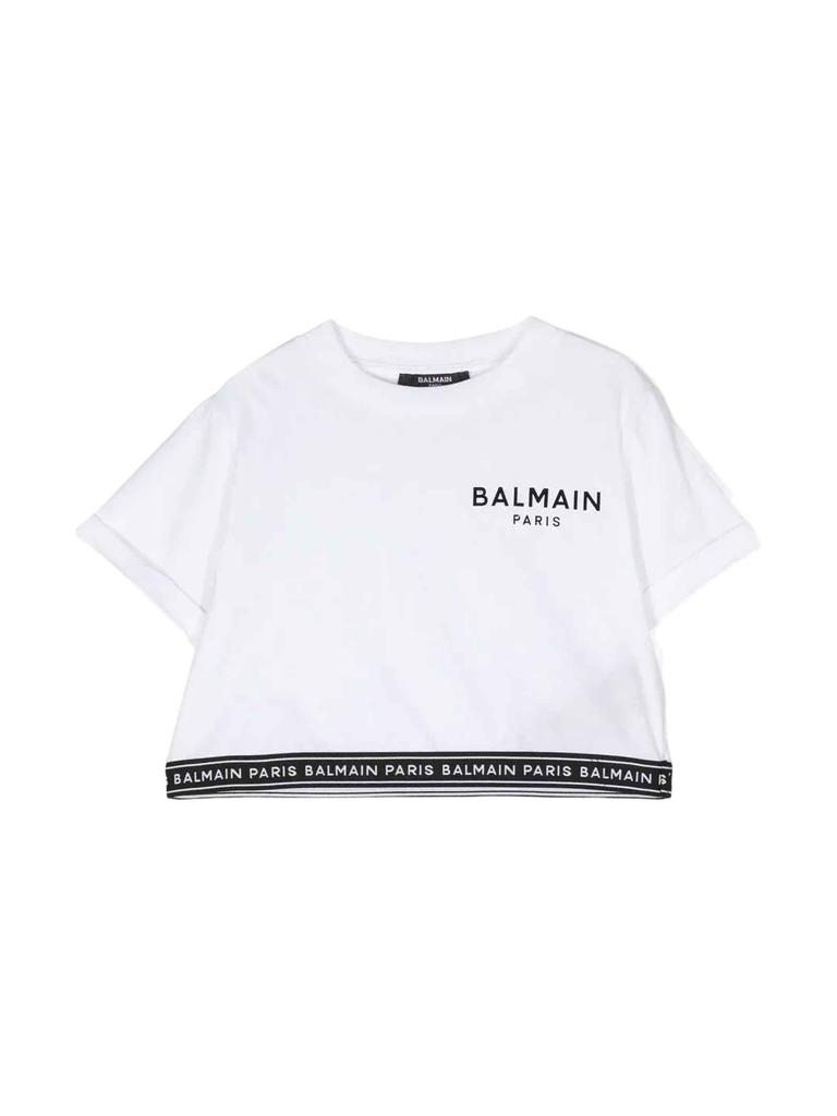 Balmain White T-shirt Girl商品第1张图片规格展示