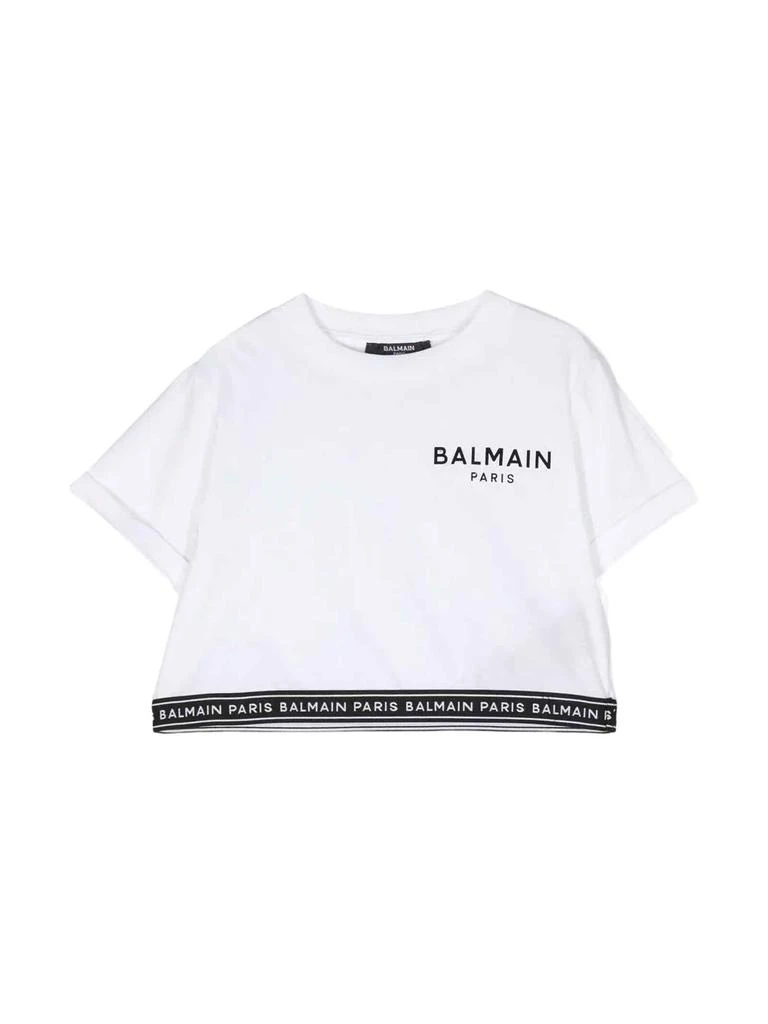 商品Balmain|White T-shirt Girl,价格¥1491,第1张图片