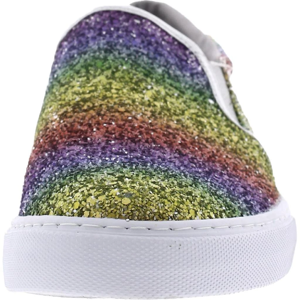 商品Nine West|Nine West Womens Lala 10 Glitter Flats Slip-On Sneakers,价格¥342,第3张图片详细描述