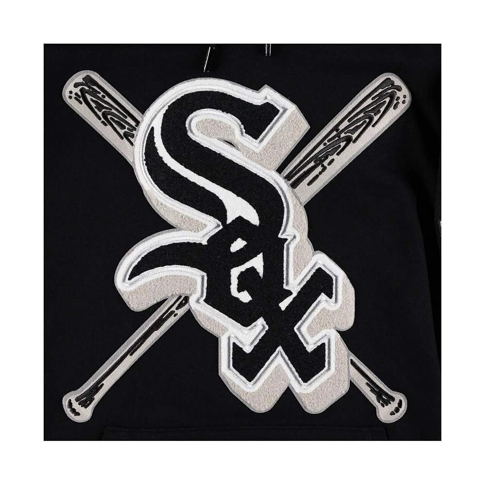 商品Pro Standard|Men's Black Chicago White Sox Mash Up Logo Pullover Hoodie,价格¥674,第4张图片详细描述