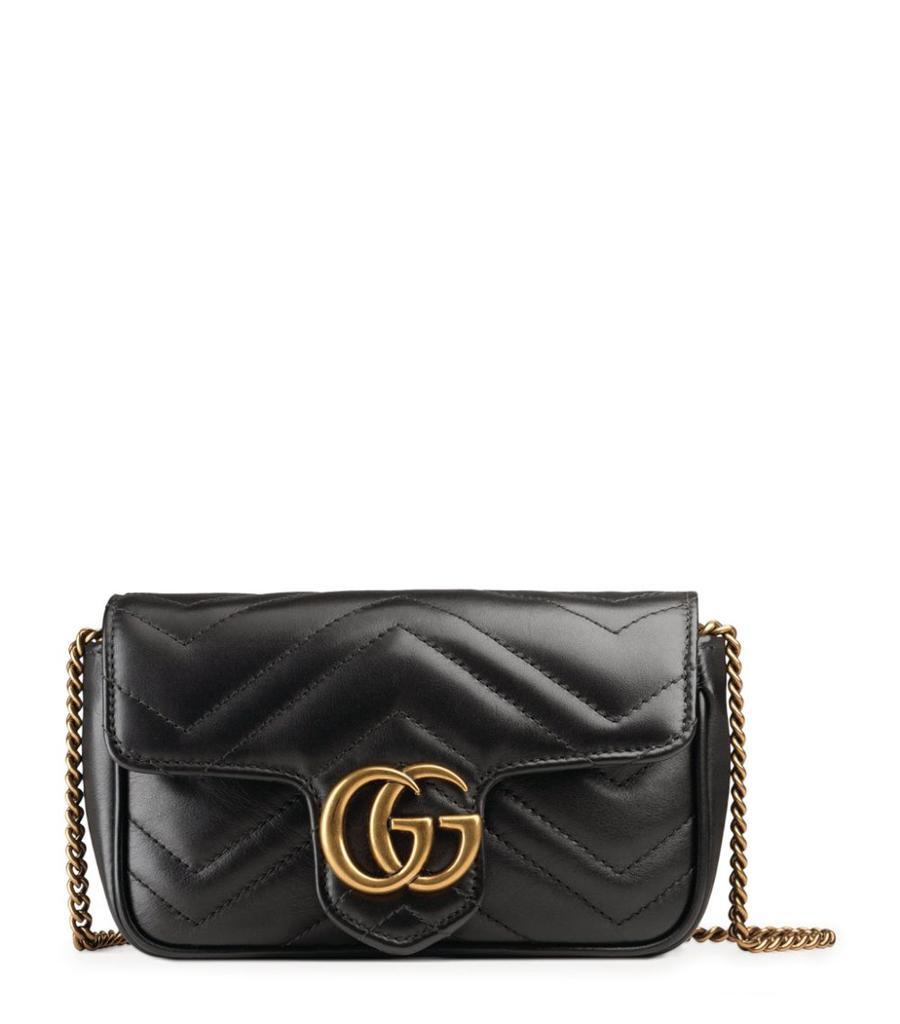商品Gucci|Super Mini Marmont Matelassé Shoulder Bag,价格¥7606,第1张图片