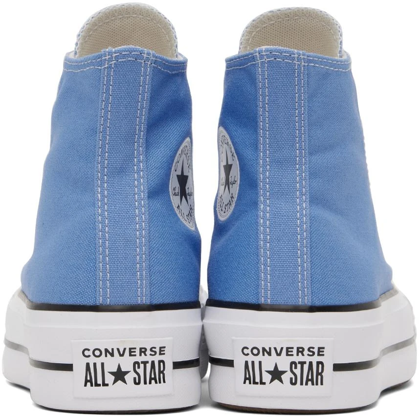 商品Converse|Blue All Star Lift High-Top Sneakers,价格¥296,第2张图片详细描述