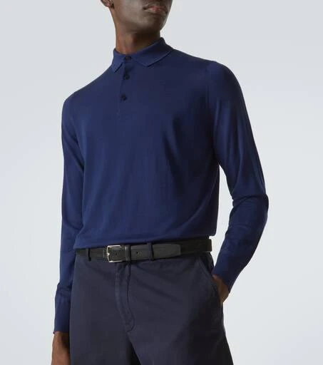 商品Loro Piana|Virgin wool polo shirt,价格¥9094,第5张图片详细描述