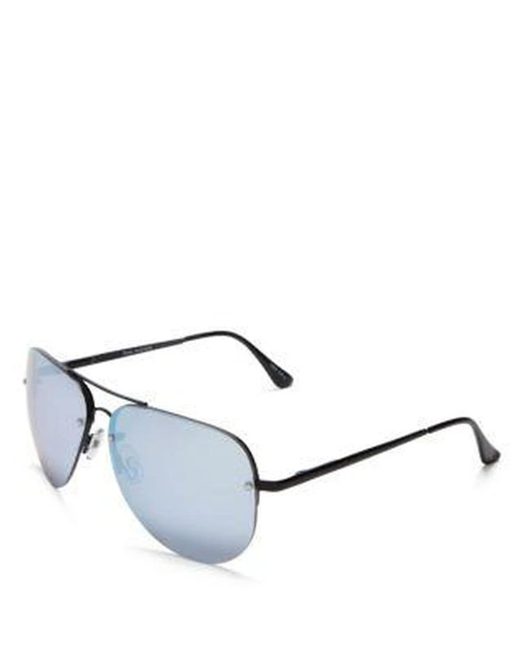 商品Quay|Muse Mirrored Aviator Sunglasses, 62mm 缪斯镜面太阳镜,价格¥445,第3张图片详细描述