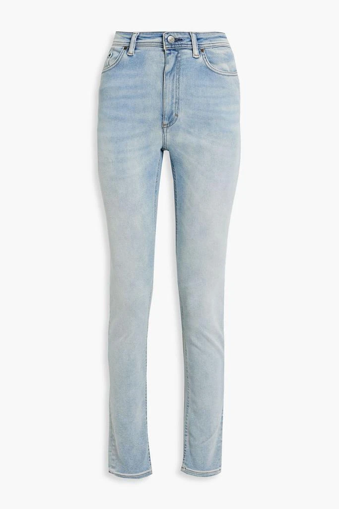 商品Acne Studios|Faded high-rise skinny jeans,价格¥956,第3张图片详细描述