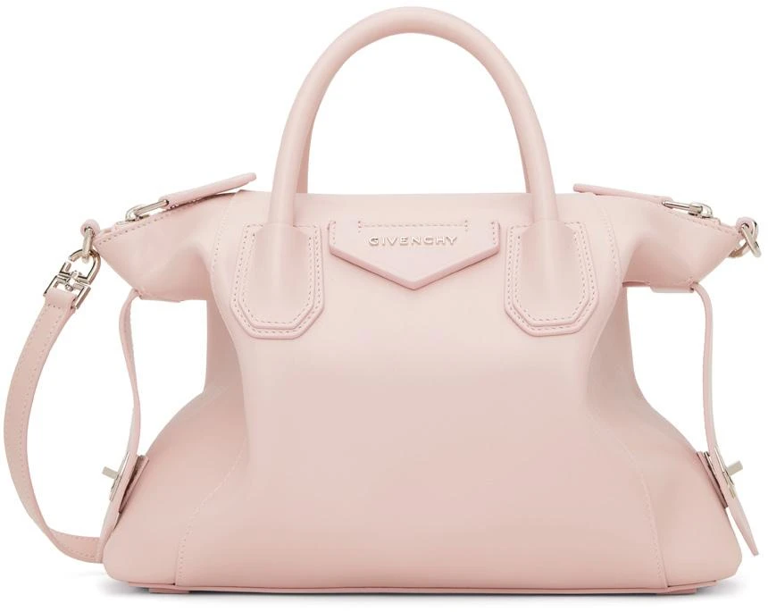 商品Givenchy|粉色小号 Antigona Soft 单肩包,价格¥14715,第1张图片