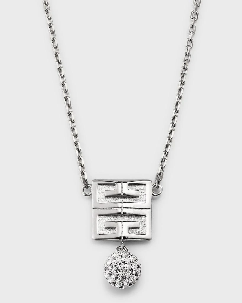 商品Givenchy|4G Silvery Crystal Necklace,价格¥3760,第1张图片