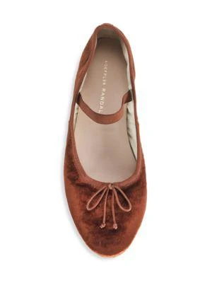 商品Loeffler Randall|Leonie Velvet Ballet Flats,价格¥1088,第5张图片详细描述