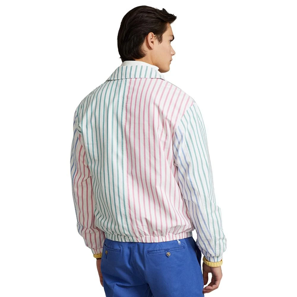 商品Ralph Lauren|Men's Bayport Striped Oxford Jacket,价格¥316,第2张图片详细描述