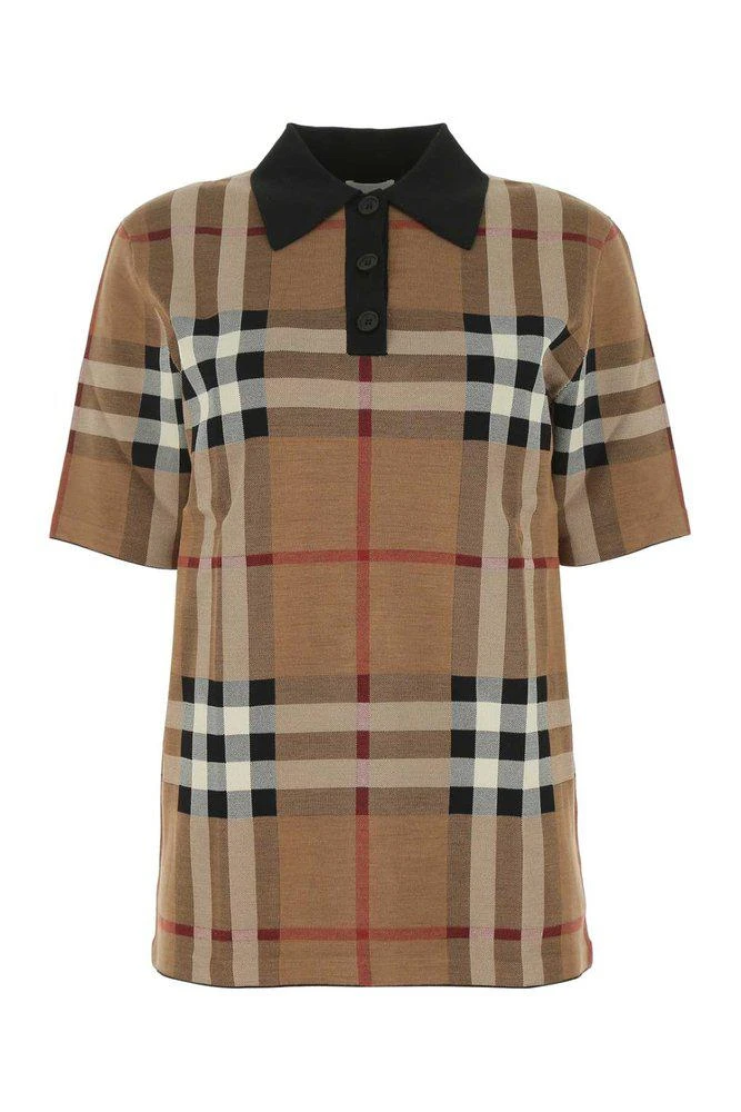 商品Burberry|Burberry Vintage Checked Polo Shirt,价格¥2409,第1张图片