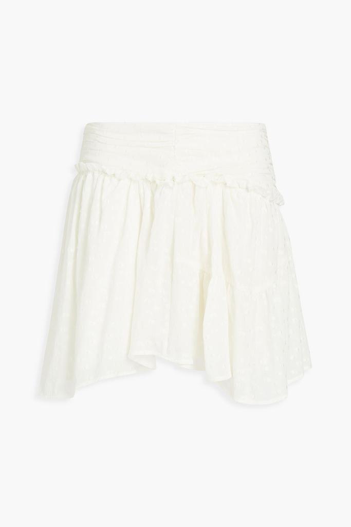 商品IRO|Gathered fil coupé silk-blend mini skirt,价格¥1054,第1张图片