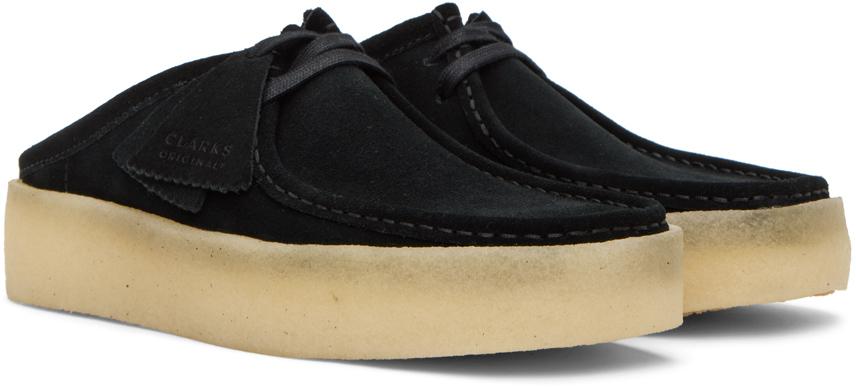 Black Wallabee Cup Slip-On Loafers商品第4张图片规格展示