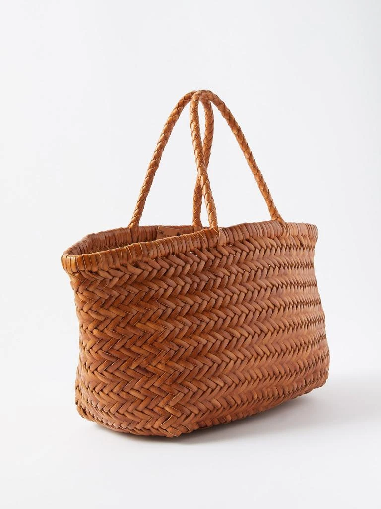 商品DRAGON DIFFUSION|Triple Jump small woven-leather basket bag,价格¥2932,第4张图片详细描述