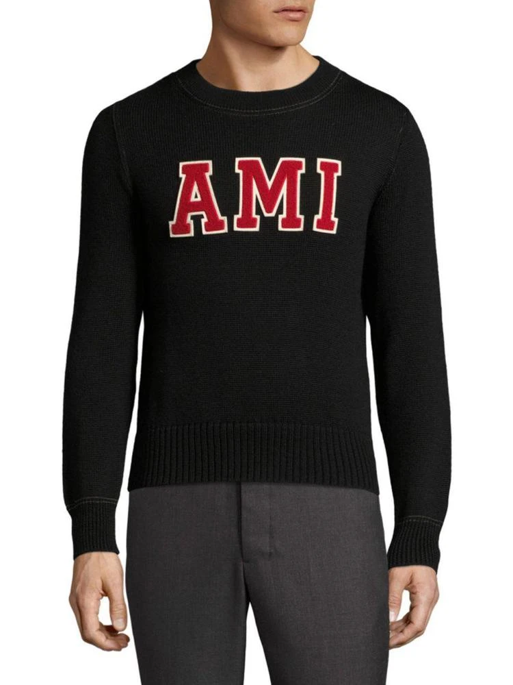 商品AMI|Regular-Fit Sweatshirt,价格¥3043,第1张图片