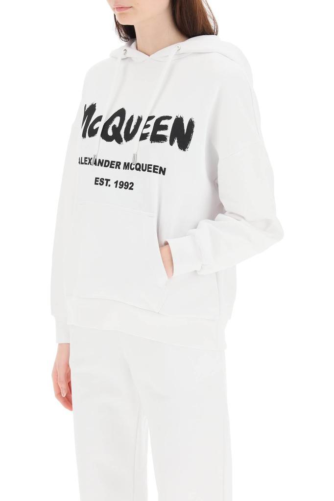 商品Alexander McQueen|Alexander mcqueen mcqueen graffiti hoodie,价格¥3160,第6张图片详细描述
