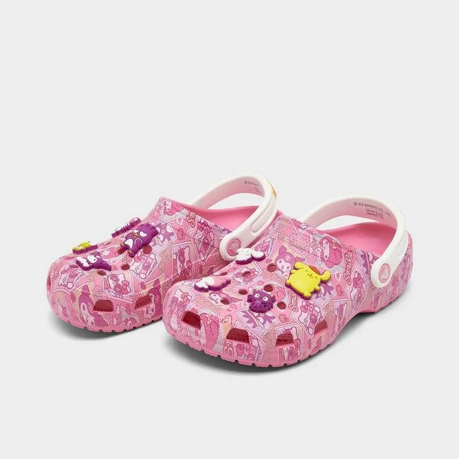商品Crocs|Girls' Big Kids' Crocs x Hello Kitty Classic Clog Shoes,价格¥375,第2张图片详细描述