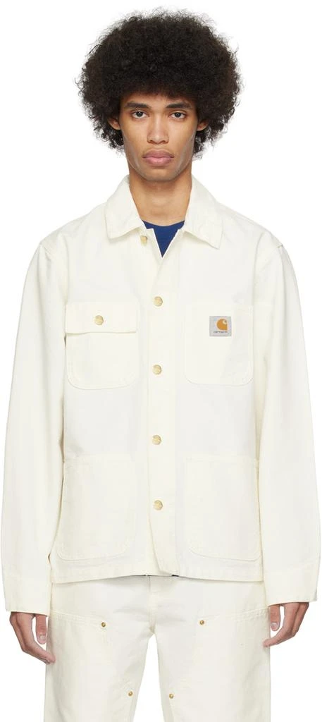 商品Carhartt WIP|White Michigan Jacket,价格¥1733,第1张图片