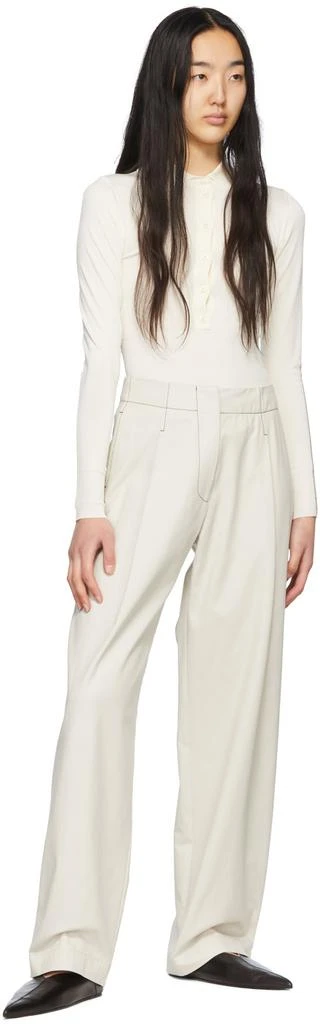 商品ROSETTA GETTY|Grey Cotton Trousers,价格¥2437,第4张图片详细描述