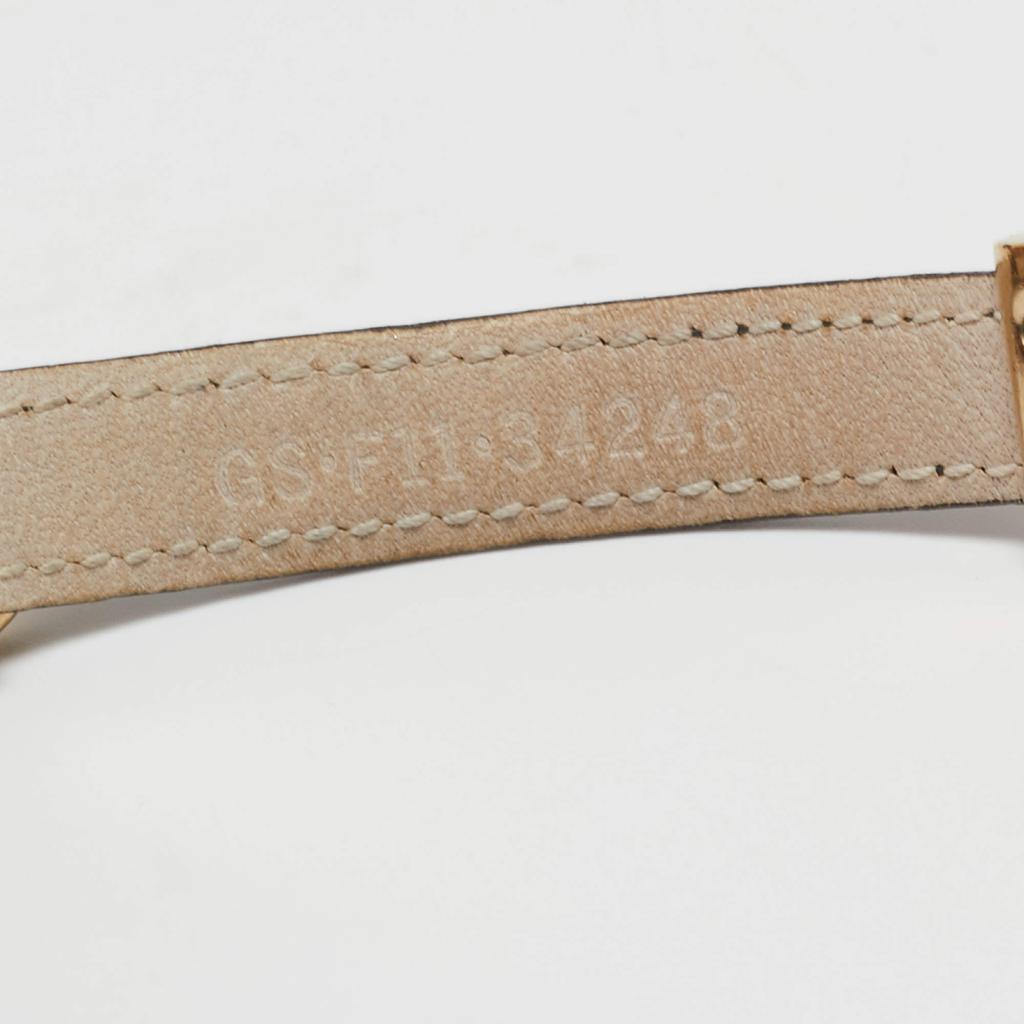 Bvlgari Interlocking Rings Brown Leather  Double Coiled Bracelet商品第5张图片规格展示
