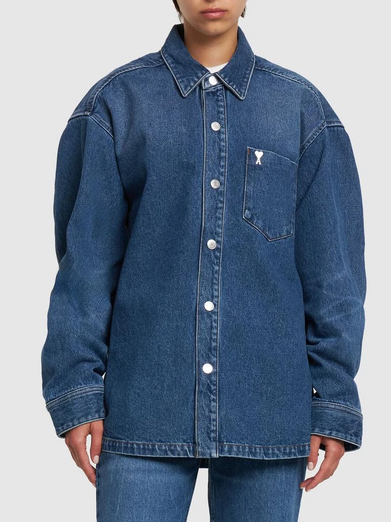商品AMI|Ami Paris Cotton Denim Shirt,价格¥2372,第2张图片详细描述