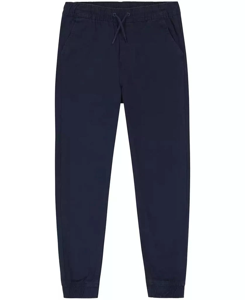 商品Nautica|Little Boys Uniform Evan Tapered-Fit Stretch Joggers with Reinforced Knees,价格¥120,第1张图片