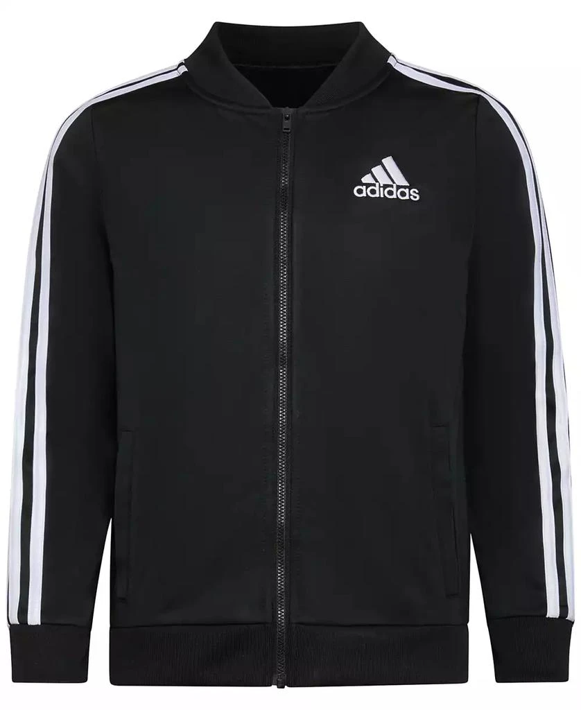 商品Adidas|Big Girls Zip Front Tricot Bomber Jacket, Extended Sizes,价格¥117,第5张图片详细描述