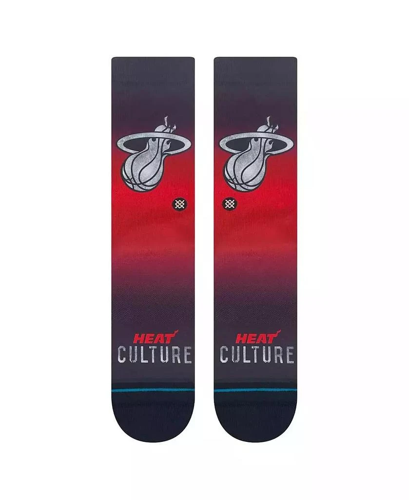 商品Stance|Men's and Women's Miami Heat 2023/24 City Edition Crew Socks,价格¥149,第2张图片详细描述
